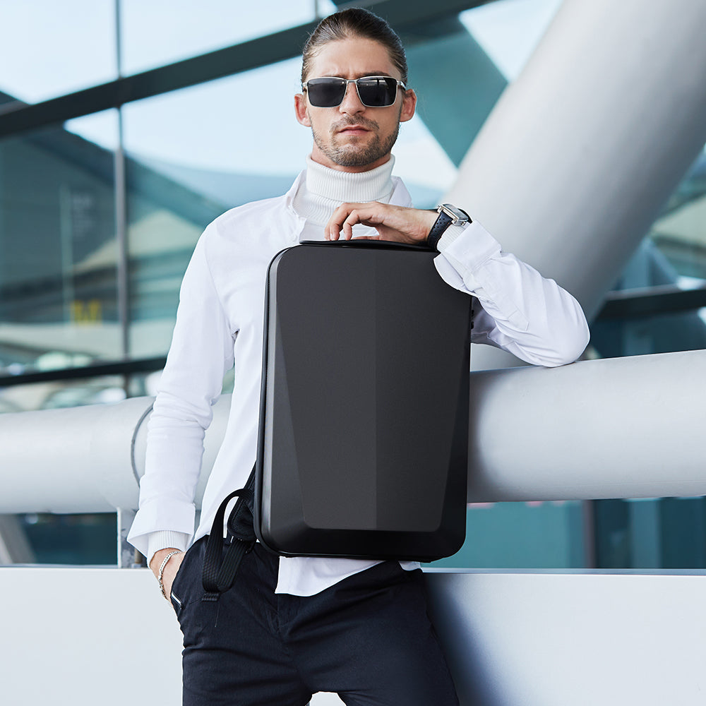 City Slim Backpack with USB Port and Anti-Theft Lock fits 15.6 inch City Slim Backpack with USB Port and Anti-Theft Lock fits 15.6 inch