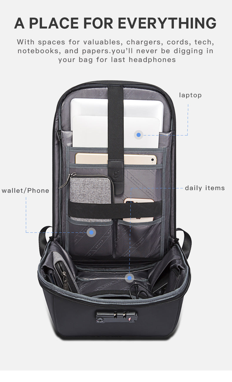 Anti-Theft Laptop Backpack with USB Port and TSA Lock for School, Office and Travel Anti-Theft Laptop Backpack with USB Port and TSA Lock for School, Office and Travel