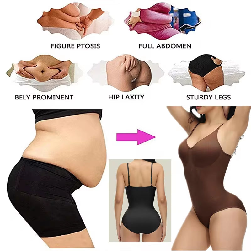 Super Sale V Neck Spaghetti Strap Bodysuit Compression Body Suits Open Crotch Shapewear Slimming Body Shaper Smooth Out Bodysuit Super Sale V Neck Spaghetti Strap Bodysuit Compression Body Suits Open Crotch Shapewear Slimming Body Shaper Smooth Out Bodysuit
