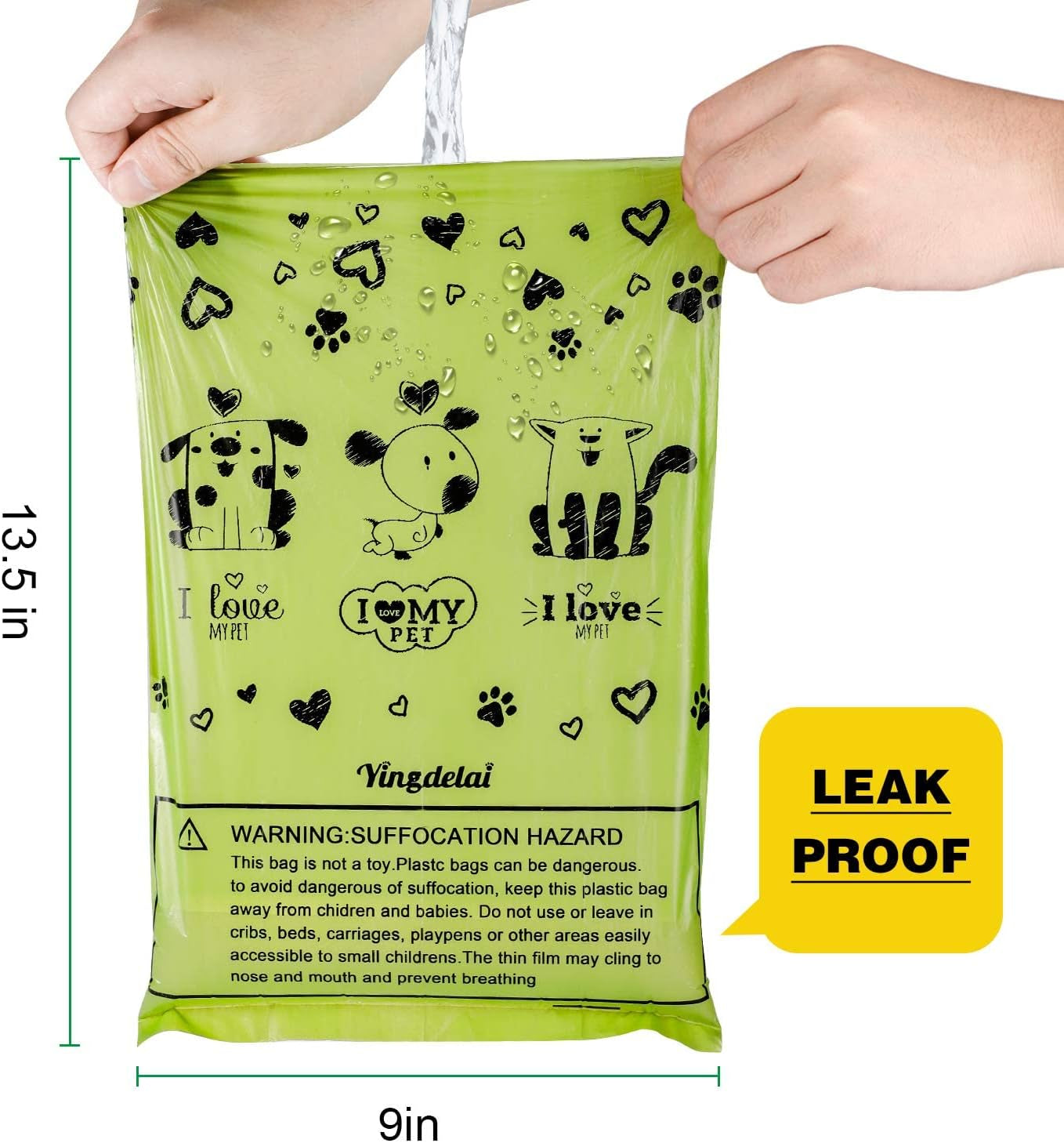 Biodegradable Dog Poop Bags: 720 Bags Extra Thick Strong Leak Proof Dog Waste Bags for Dogs with 1 Dispenser (4 Mixed Colors Green Blue Yellow Pink) -Scented Biodegradable Dog Poop Bags: 720 Bags Extra Thick Strong Leak Proof Dog Waste Bags for Dogs with 1 Dispenser (4 Mixed Colors Green Blue Yellow Pink) -Scented