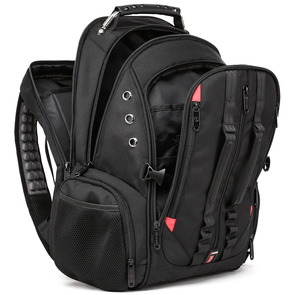 Heavy Duty Travel Backpack fits 17 inch laptop