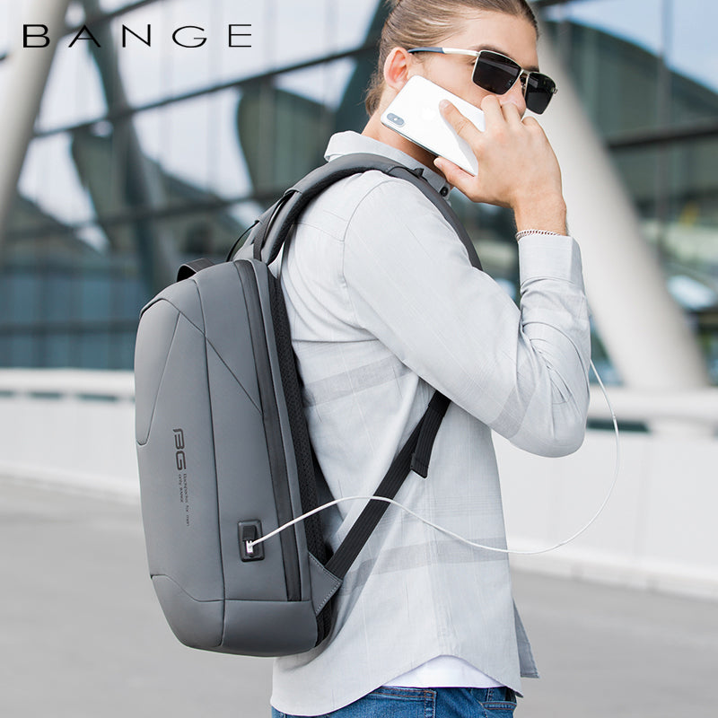 Anti Theft Backpack With USB Charging Port ,Lightweight Travel Backpack